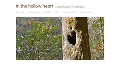 Desktop Screenshot of inthehollowheart.com